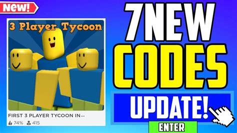 3 player roblox tycoon|first 3 player tycoon in roblox codes 2023.